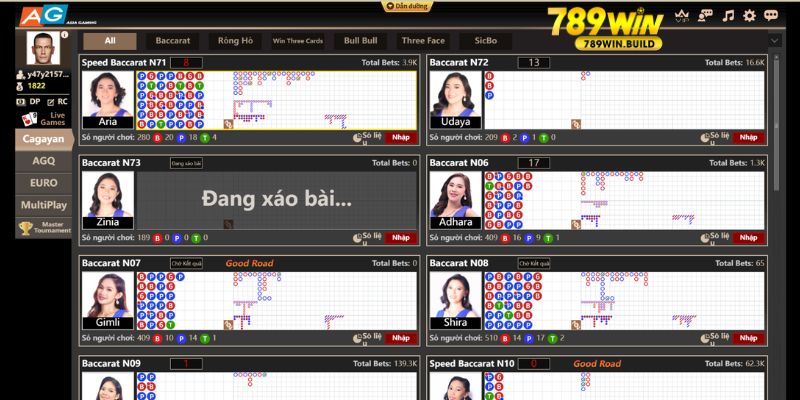 Thông tin sảnh Live AG Casino